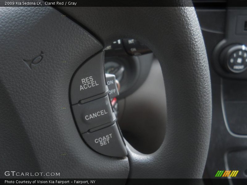 Claret Red / Gray 2009 Kia Sedona LX