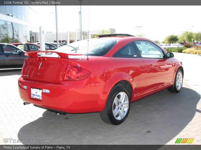 Victory Red / Ebony 2008 Pontiac G5