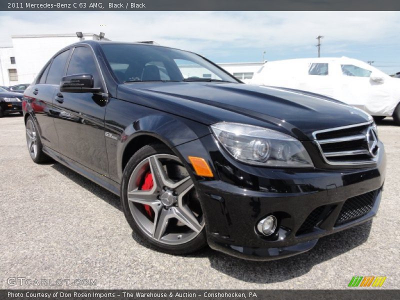 Front 3/4 View of 2011 C 63 AMG