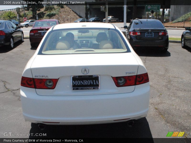 Premium White Pearl / Parchment 2006 Acura TSX Sedan