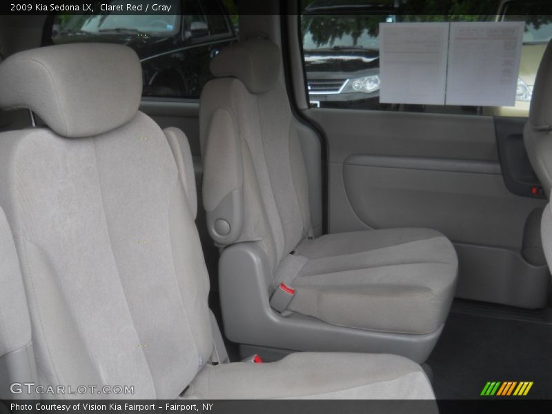 Claret Red / Gray 2009 Kia Sedona LX