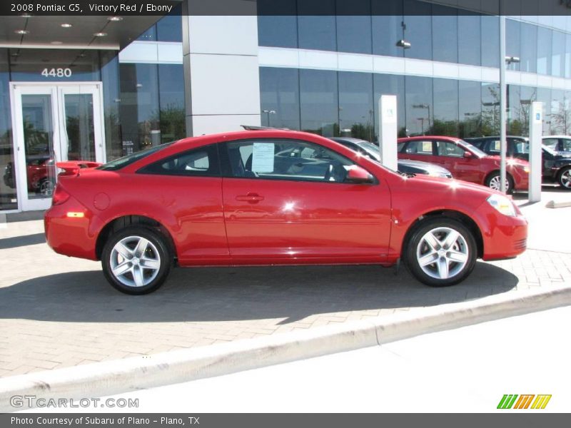 Victory Red / Ebony 2008 Pontiac G5