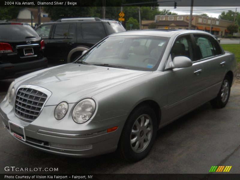 Diamond Silver / Beige 2004 Kia Amanti