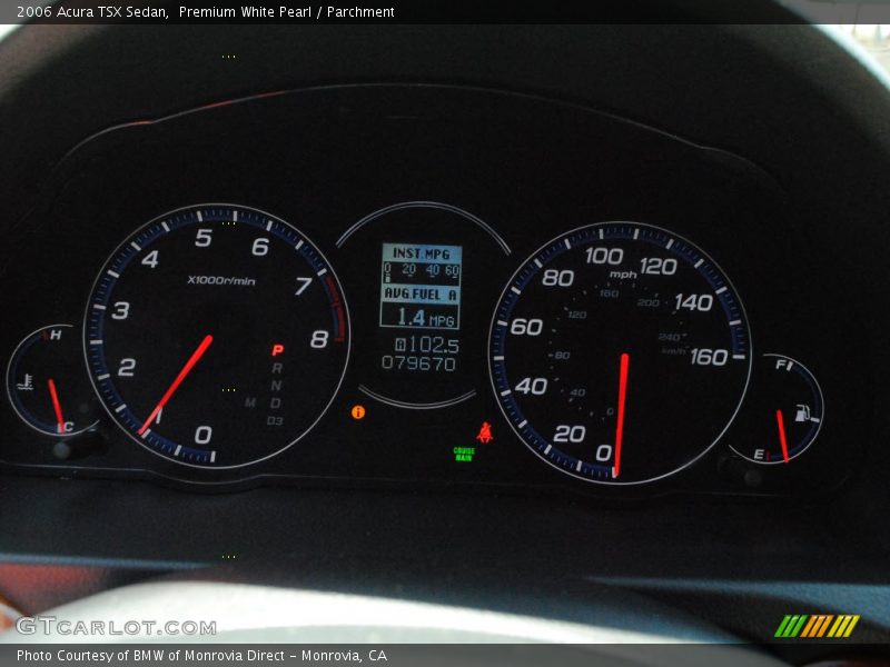 Premium White Pearl / Parchment 2006 Acura TSX Sedan