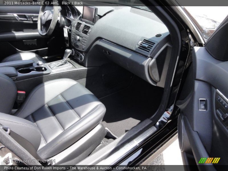 Black / Black 2011 Mercedes-Benz C 63 AMG