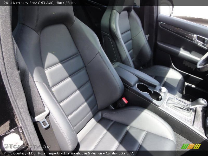 Black / Black 2011 Mercedes-Benz C 63 AMG