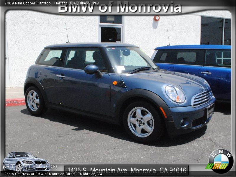 Horizon Blue / Black/Grey 2009 Mini Cooper Hardtop