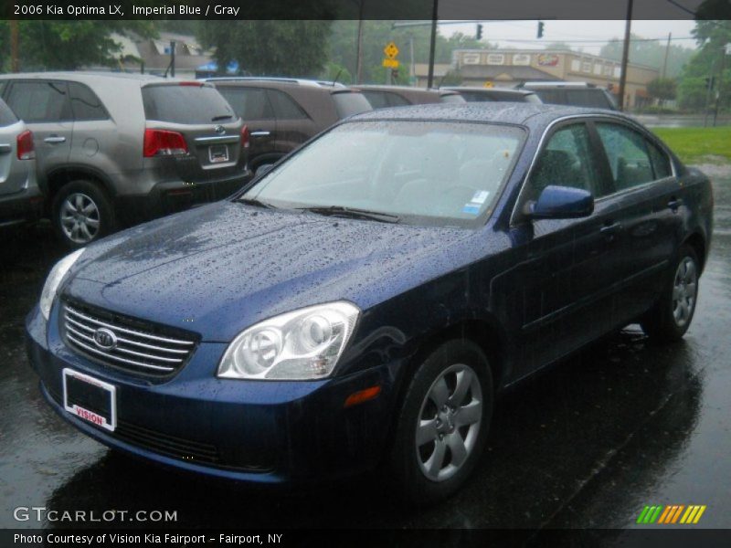 Imperial Blue / Gray 2006 Kia Optima LX