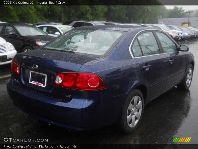 Imperial Blue / Gray 2006 Kia Optima LX