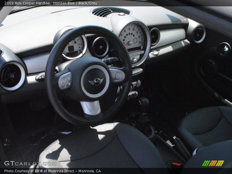 Horizon Blue / Black/Grey 2009 Mini Cooper Hardtop
