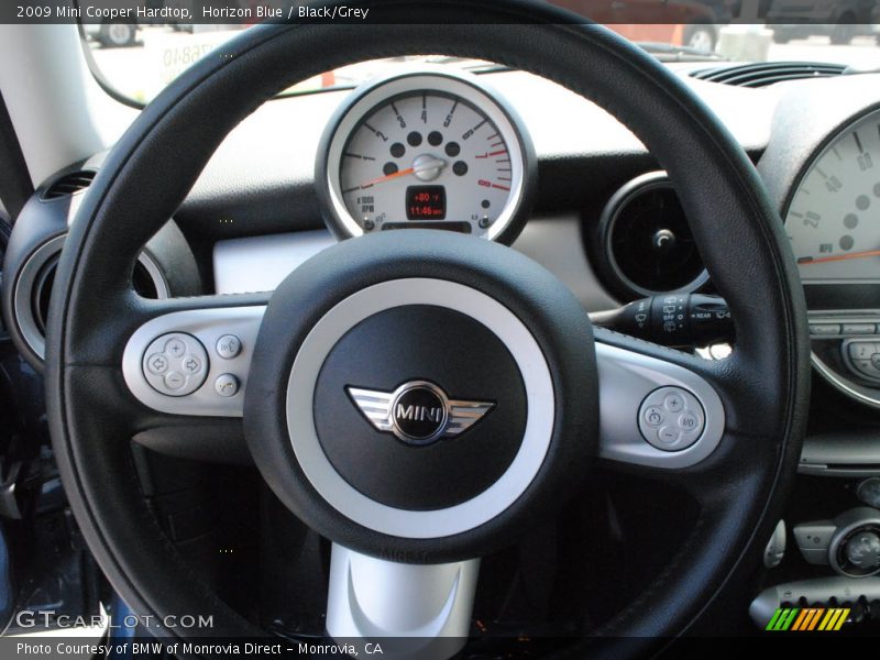 Horizon Blue / Black/Grey 2009 Mini Cooper Hardtop