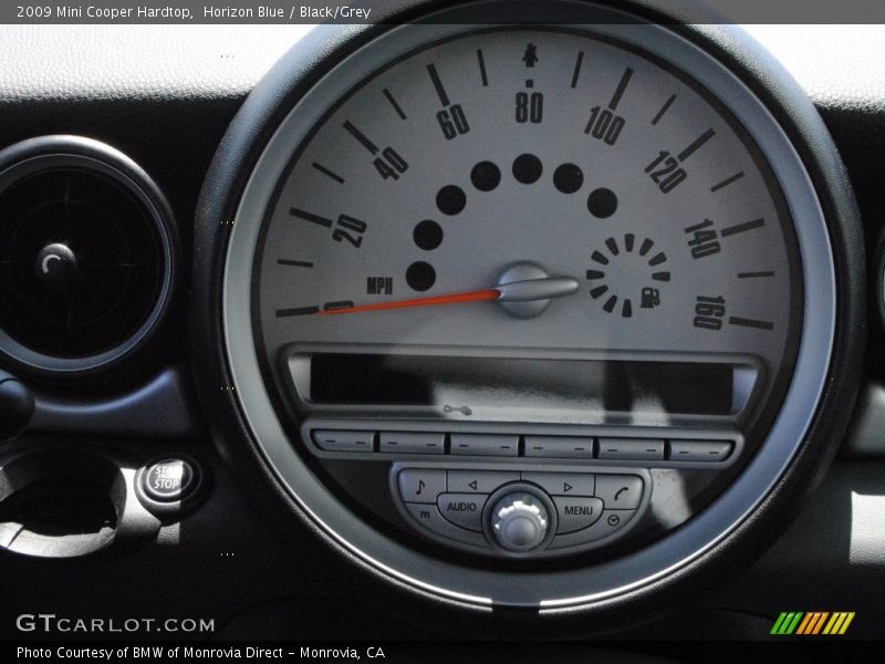 Horizon Blue / Black/Grey 2009 Mini Cooper Hardtop