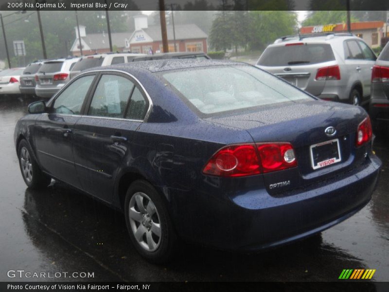 Imperial Blue / Gray 2006 Kia Optima LX