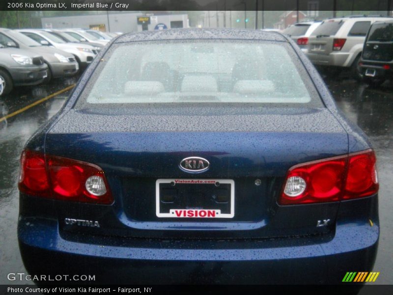 Imperial Blue / Gray 2006 Kia Optima LX