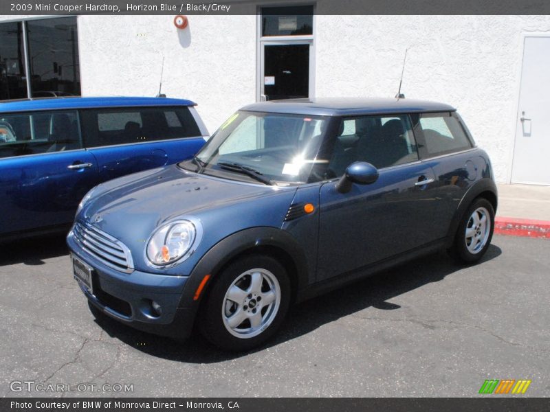 Horizon Blue / Black/Grey 2009 Mini Cooper Hardtop