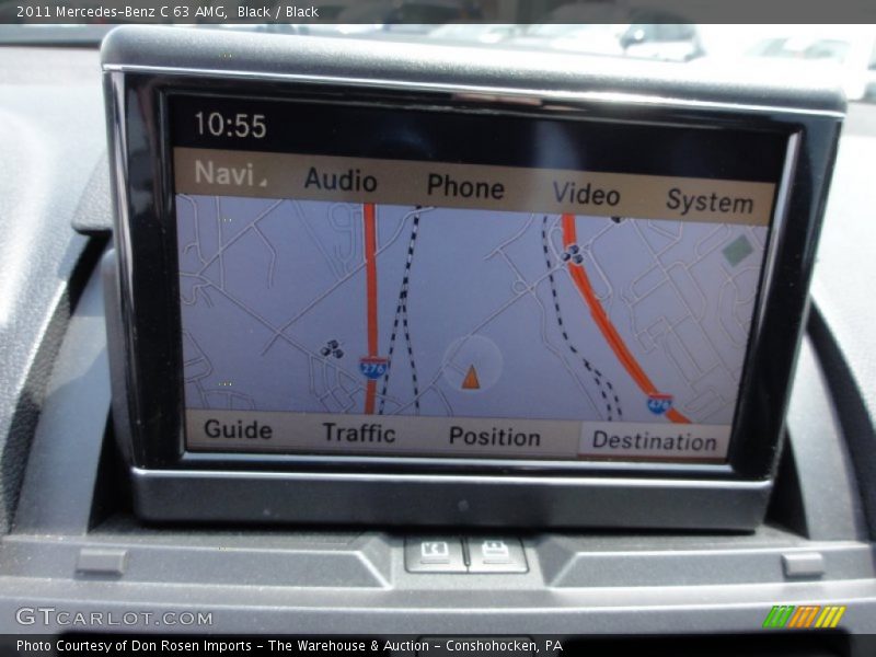 Navigation of 2011 C 63 AMG