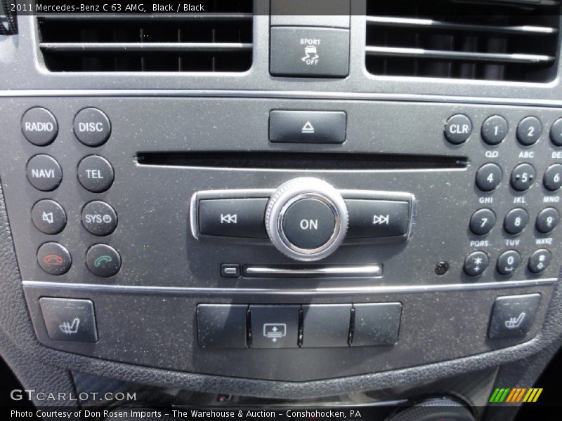 Controls of 2011 C 63 AMG