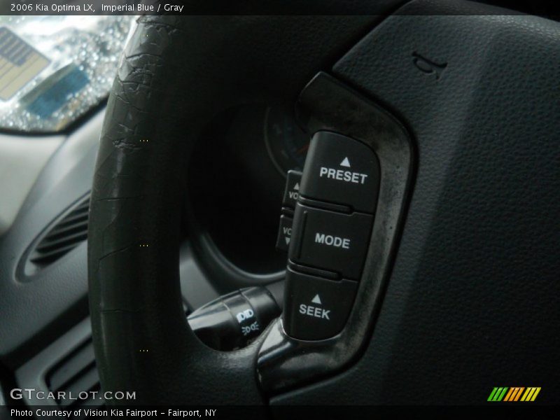 Imperial Blue / Gray 2006 Kia Optima LX