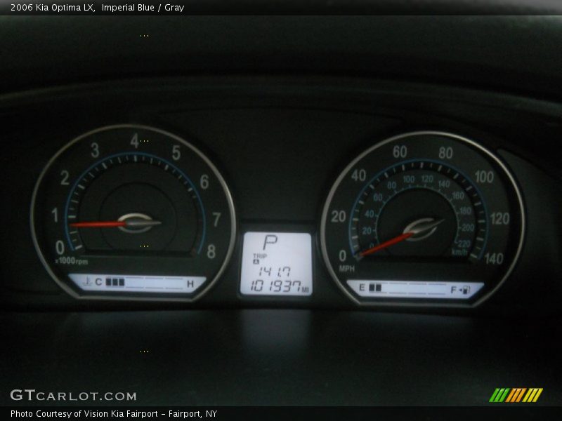 Imperial Blue / Gray 2006 Kia Optima LX