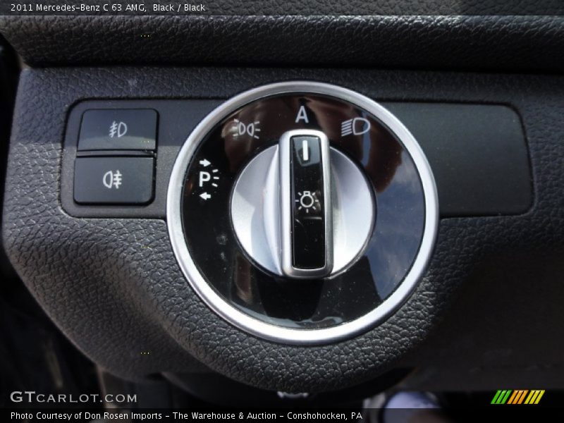 Controls of 2011 C 63 AMG