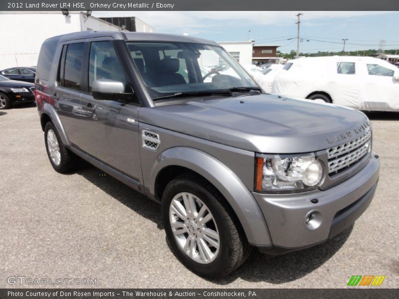 Orkney Grey Metallic / Ebony 2012 Land Rover LR4 HSE