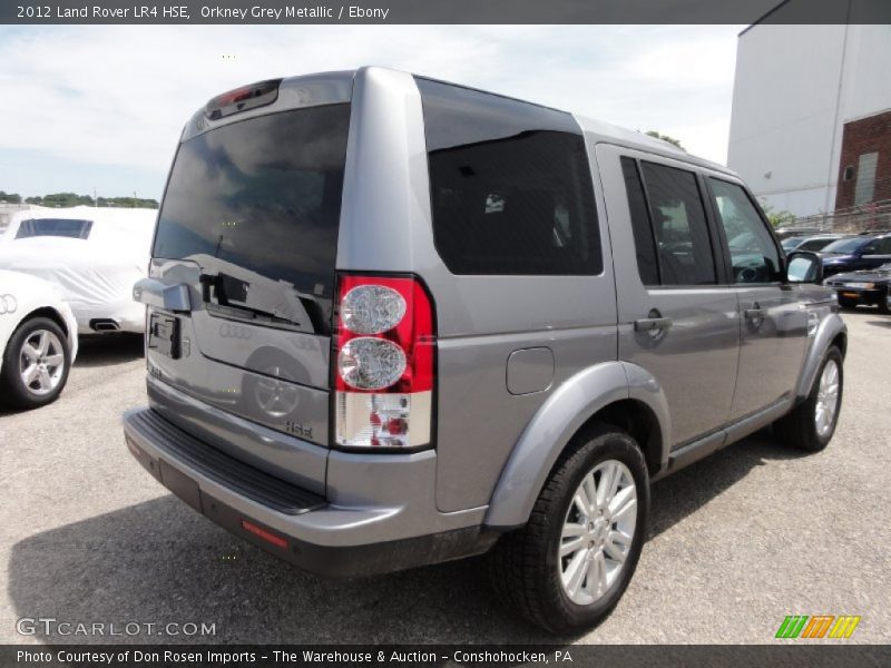 Orkney Grey Metallic / Ebony 2012 Land Rover LR4 HSE