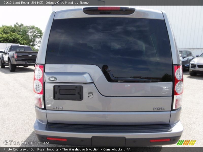Orkney Grey Metallic / Ebony 2012 Land Rover LR4 HSE
