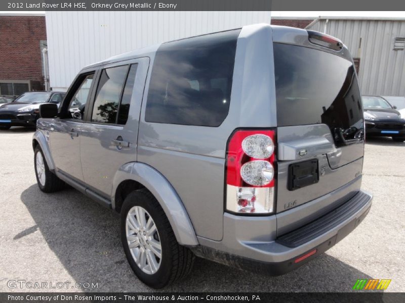 Orkney Grey Metallic / Ebony 2012 Land Rover LR4 HSE