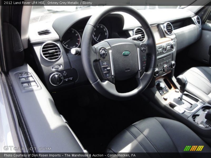 Orkney Grey Metallic / Ebony 2012 Land Rover LR4 HSE
