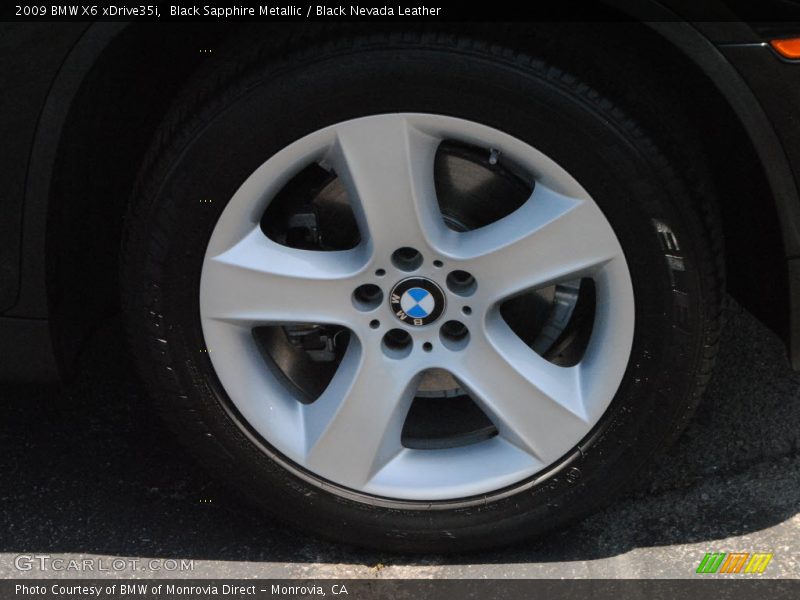 Black Sapphire Metallic / Black Nevada Leather 2009 BMW X6 xDrive35i