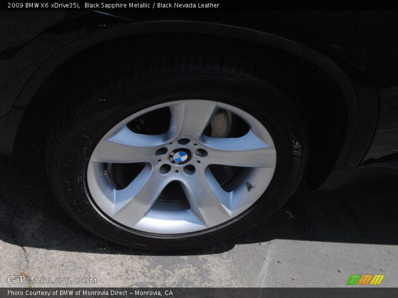 Black Sapphire Metallic / Black Nevada Leather 2009 BMW X6 xDrive35i