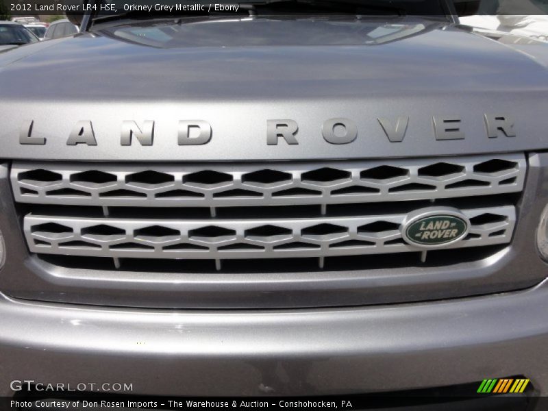 Orkney Grey Metallic / Ebony 2012 Land Rover LR4 HSE