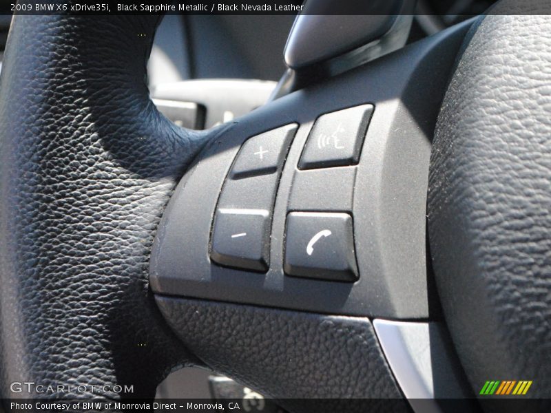 Black Sapphire Metallic / Black Nevada Leather 2009 BMW X6 xDrive35i