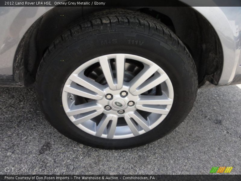 Orkney Grey Metallic / Ebony 2012 Land Rover LR4 HSE