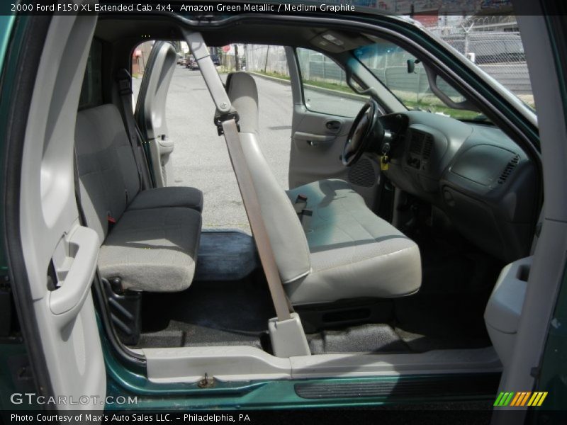  2000 F150 XL Extended Cab 4x4 Medium Graphite Interior