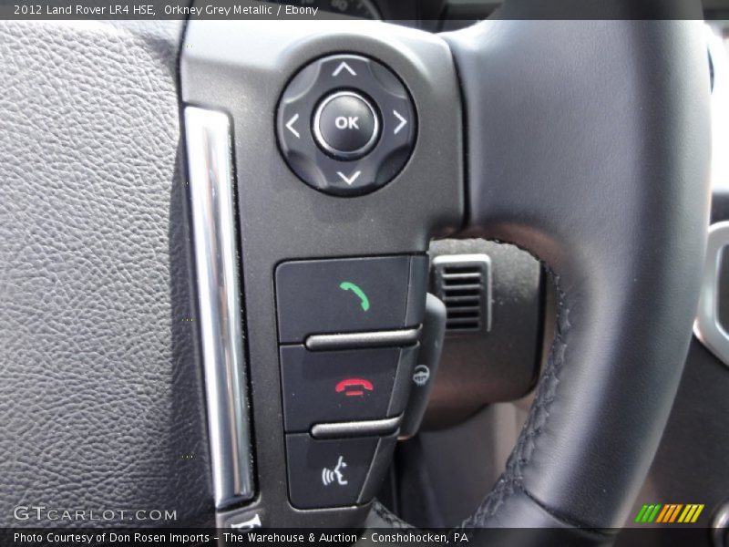 Orkney Grey Metallic / Ebony 2012 Land Rover LR4 HSE