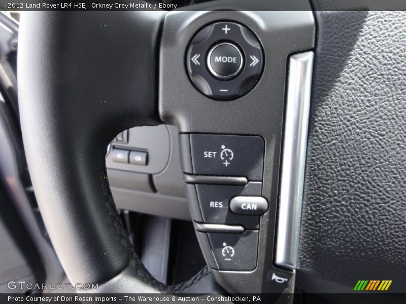 Orkney Grey Metallic / Ebony 2012 Land Rover LR4 HSE