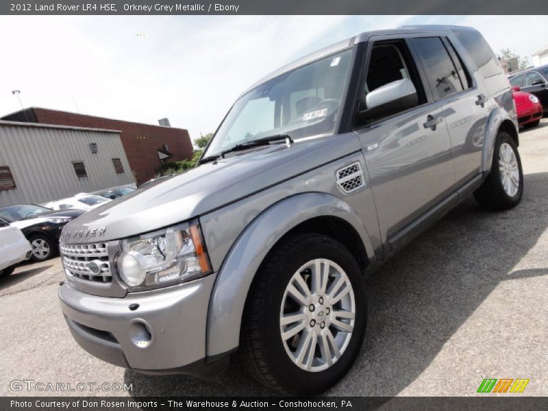 Orkney Grey Metallic / Ebony 2012 Land Rover LR4 HSE