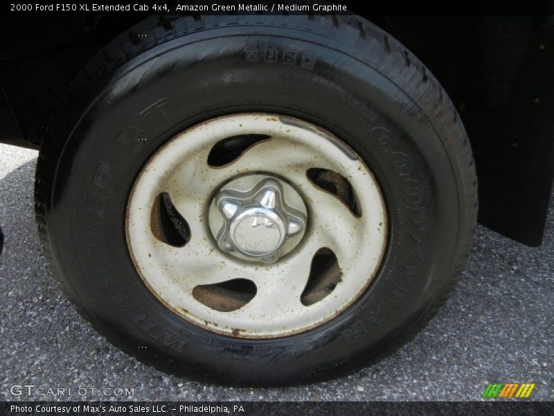 Amazon Green Metallic / Medium Graphite 2000 Ford F150 XL Extended Cab 4x4