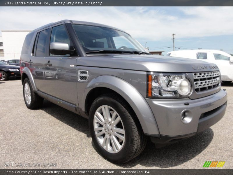 Orkney Grey Metallic / Ebony 2012 Land Rover LR4 HSE