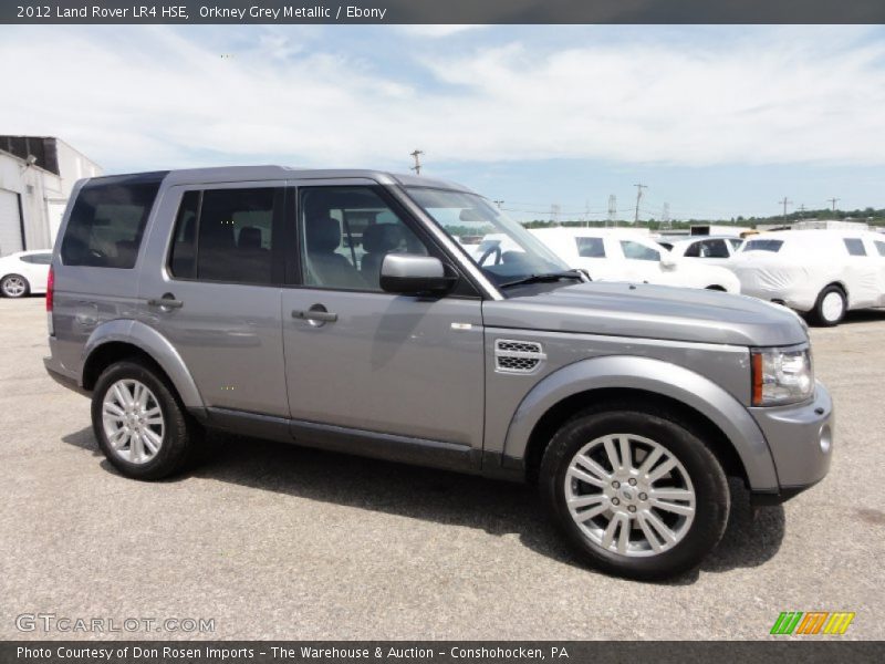 Orkney Grey Metallic / Ebony 2012 Land Rover LR4 HSE