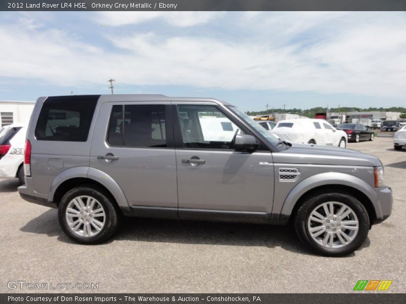 Orkney Grey Metallic / Ebony 2012 Land Rover LR4 HSE