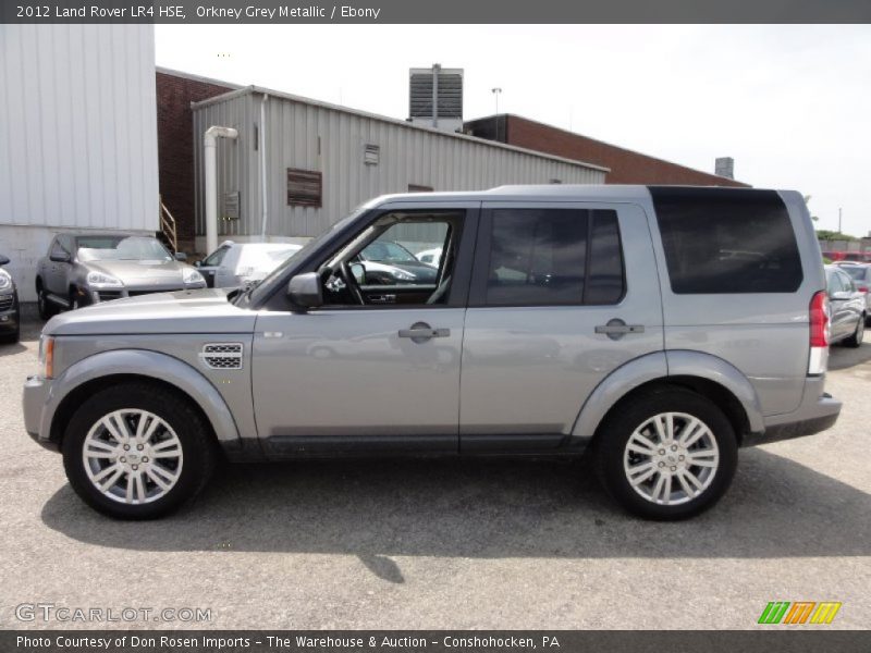 Orkney Grey Metallic / Ebony 2012 Land Rover LR4 HSE