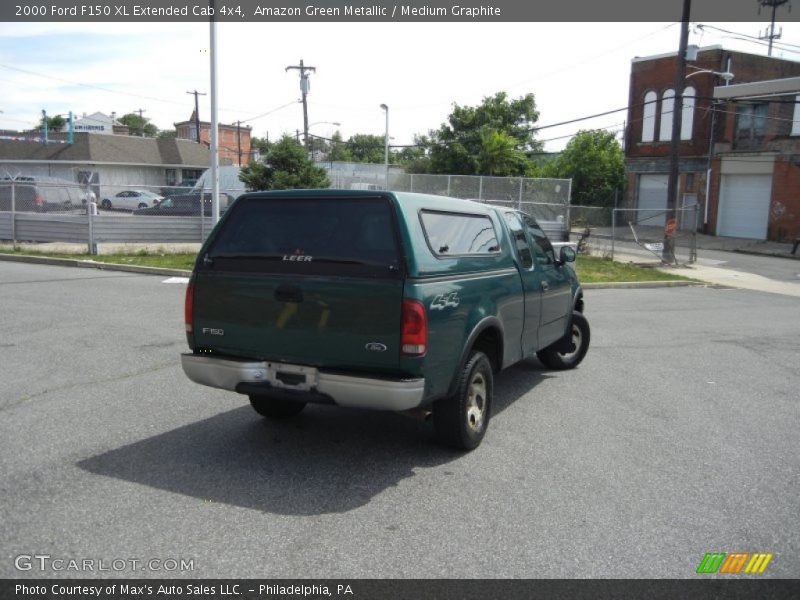 Amazon Green Metallic / Medium Graphite 2000 Ford F150 XL Extended Cab 4x4