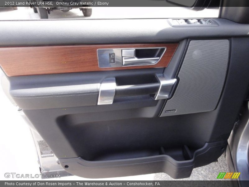 Orkney Grey Metallic / Ebony 2012 Land Rover LR4 HSE