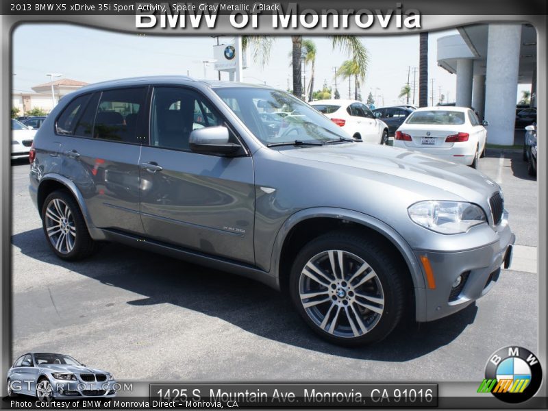 Space Gray Metallic / Black 2013 BMW X5 xDrive 35i Sport Activity