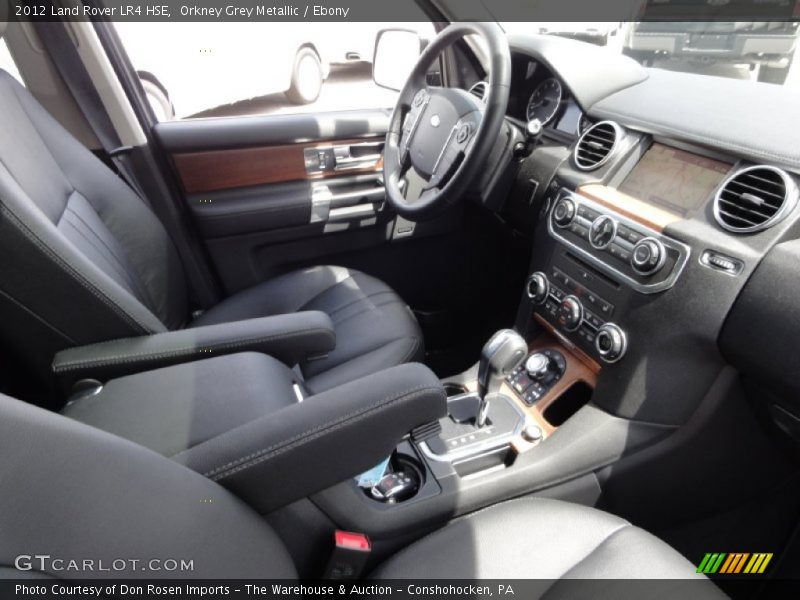 Orkney Grey Metallic / Ebony 2012 Land Rover LR4 HSE