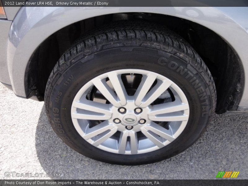 Orkney Grey Metallic / Ebony 2012 Land Rover LR4 HSE