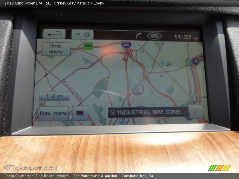 Orkney Grey Metallic / Ebony 2012 Land Rover LR4 HSE
