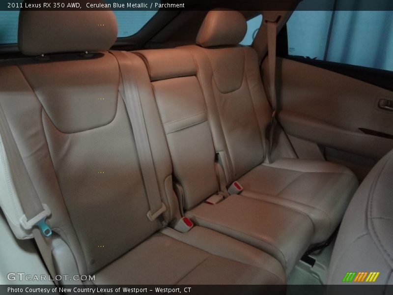 Cerulean Blue Metallic / Parchment 2011 Lexus RX 350 AWD